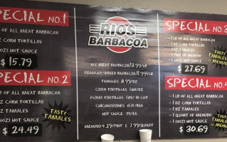 Rios Barbacoa food