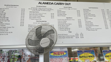 Alameda Carryout menu