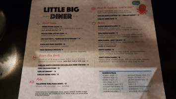 Little Big Diner menu