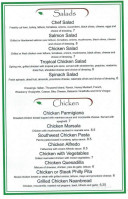 Mosca's menu