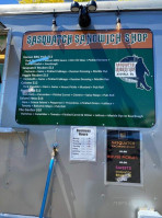 Sasquatch Sandwich Shop menu