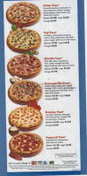 Papa John's Pizza menu