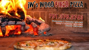 J W's Wood Fired Pizza food