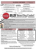 Broad Street On State Retro Diner menu