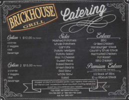 Brickhouse Grill menu