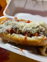Sonora Querida Hot Dogs inside