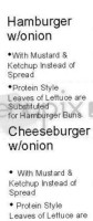 In-n-out Burger menu