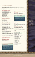 Captain's Galley menu