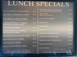 Elizabeth's Pizza Express menu