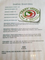 Crazy Iguana Grill menu