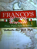 Franco's Pizza James City menu