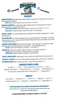 Sharky's Obx Grill menu
