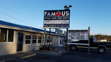 Famous Pizza Sub Shop outside