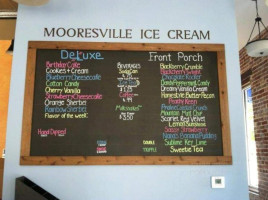 Mooresville Ice Cream Co menu