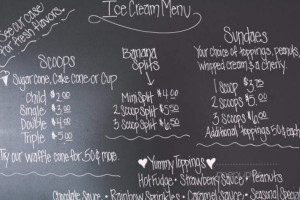 Amanda Jane's Sweet Shoppe menu