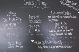 Amanda Jane's Sweet Shoppe menu