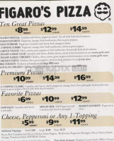 Figaro's Pizza menu