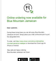 Blue Mountain Jamaican food