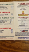 Taqueria México menu