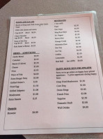 The Bourbon And Grill menu