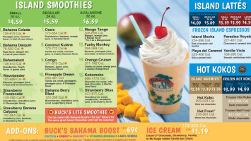 Bahama Buck's food