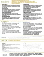 Jacque B's Kitchen Cocktails menu