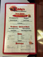 Eddie's Old Fashion Hamburgers menu