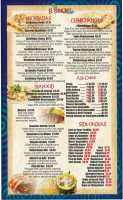 El Veracruz menu