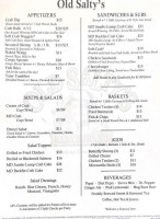 Old Salty's Llc. menu