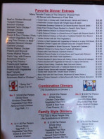 Chopstix menu