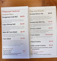 Fishpeople Seafood menu