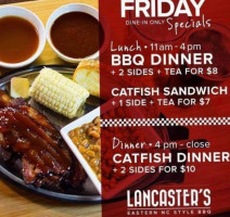 Lancaster's Bbq Wings food