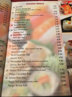 Kobe Asian Cuisine Grill Sushi menu