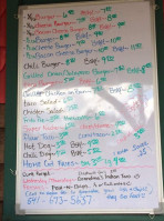 Grandmas Snack Shack menu