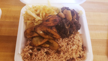 Bev's Jamaican Cuisine inside