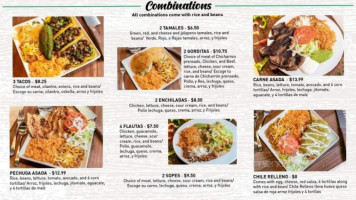 Tacos El Huarache menu