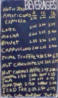 Snohomish Creamery Espresso Cafe menu