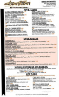 Downtown Bowling Green menu