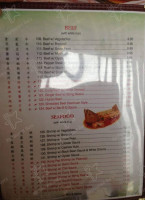 China Lake menu