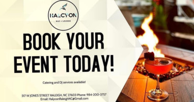 Halcyon Lounge food