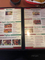 El Sol De Mexico menu