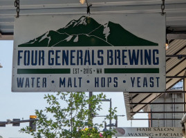 Four Generals Brewing food