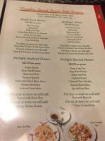 South North Gardens menu