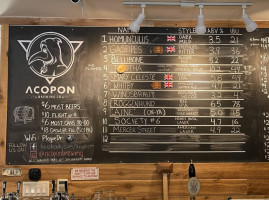 Acopon Brewing Co. food