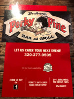 Brothers Porky Pine Grill food