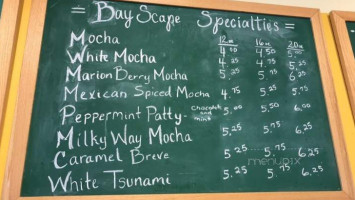 Bayscapes Gallery And Coffeehouse menu