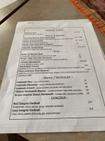 Zurita In Nye Beach menu