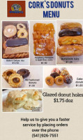 Cork's Old Fashioned Donuts food