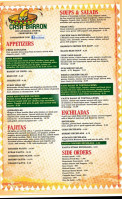 Casa Barron Mexican Restaurant menu
