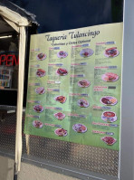 Taqueria Tulancingo menu